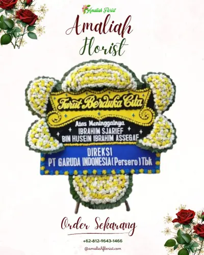 Papan Bunga Duka di Bido