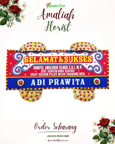 Karangan Bunga Ucapan Selamat di Bido