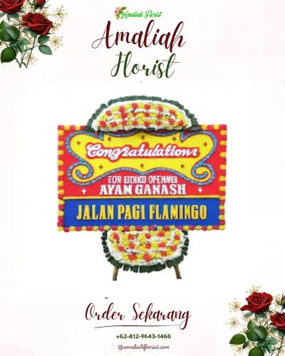Bunga Papan Congratulation di Bido